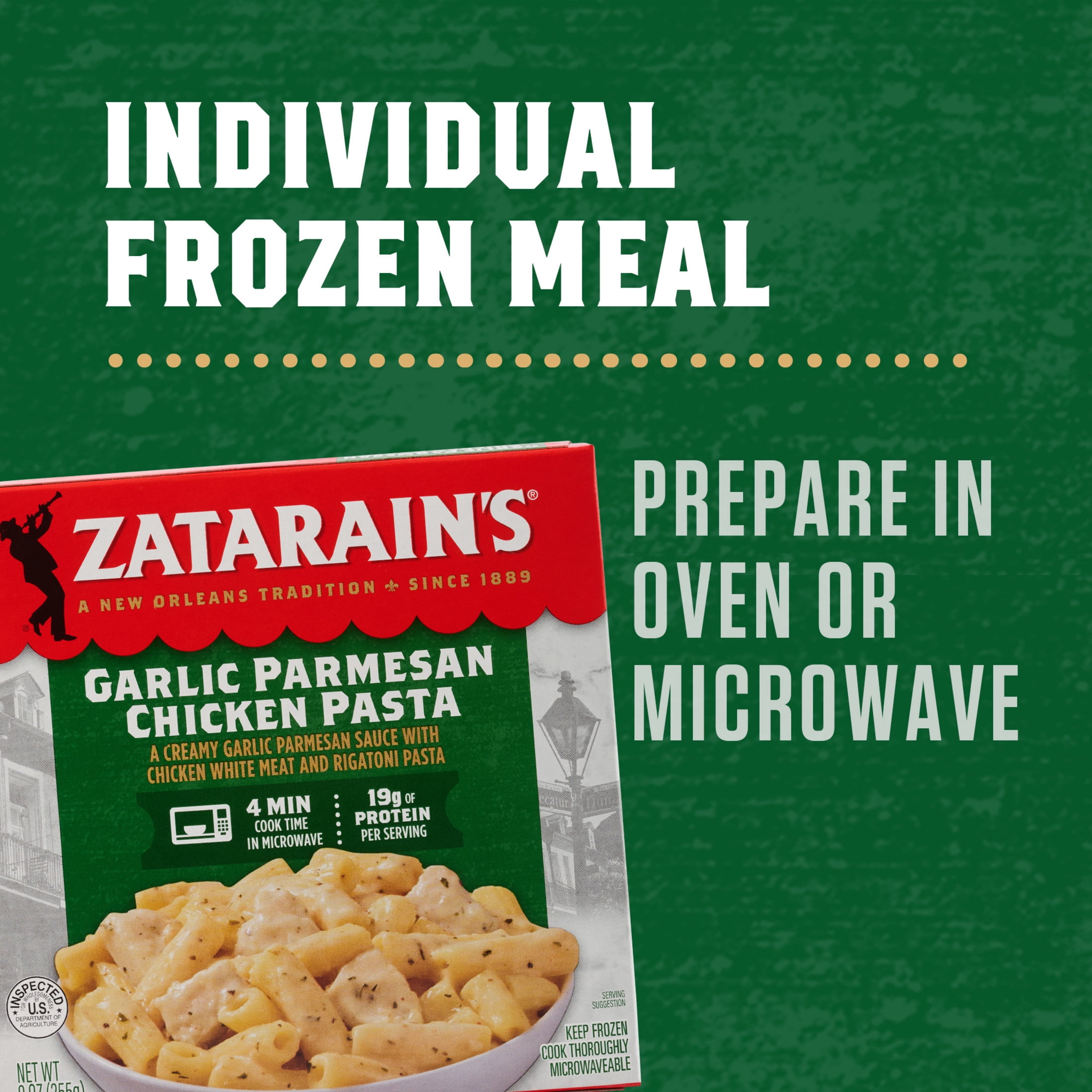 Zatarain's Garlic Parmesan Chicken Pasta, 9.0 oz Cup