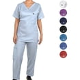 thumbnail image 5 of Uniforme Medico Pijama Quirurgica Mujer Recto Conjunto S Color Gris, 5 of 5