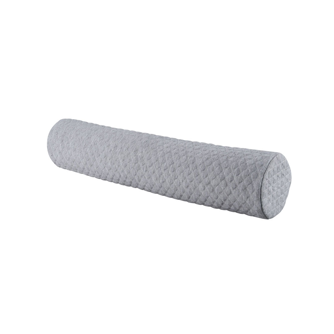 Soft Memory Foam Body Roll Pillow Bolster Washable Support Light Gray