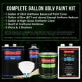 thumbnail image 2 of Milano Maroon Firemist Low VOC SLOW Paint 1 Gal Kit URETHANE BASECOAT Clearcoat, 2 of 6