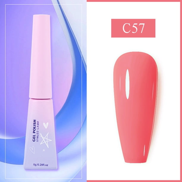 Esmalte de uñas con purpurina y efecto espejo, holográfico, rojo, base seca, capa superior para uñas de manos y pies, manicura francesa, 8 ml, extensión de uñas