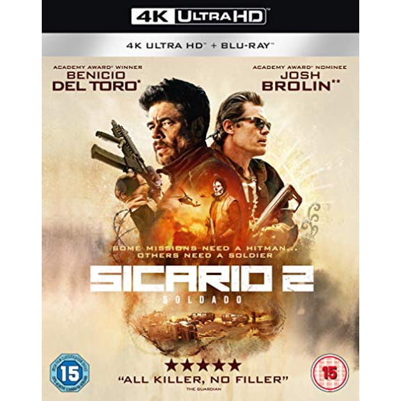 Sicario 2 - Soldado (4K Ultra HD) Ian Bohen David Castañeda Elijah Rodriguez Jeffrey Donovan