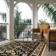 thumbnail image 4 of Safavieh Courtyard Blake Oriental Indoor/Outdoor Area Rug, Creme/Black, 2'7" x 5', 4 of 8