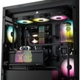 thumbnail image 5 of Corsair iCUE 5000X RGB Tempered Glass Mid-Tower ATX PC Smart Case, Black, 5 of 45