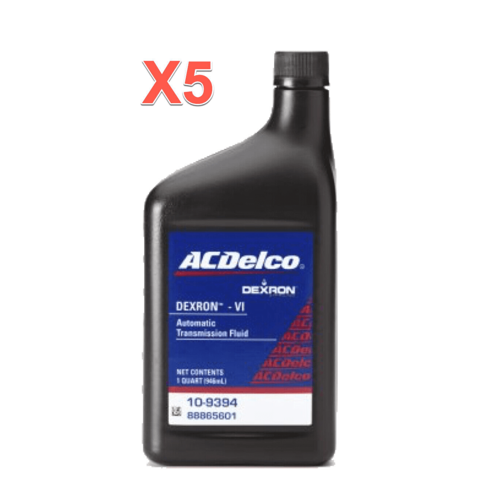 5 Quarts Automatic Transmission Fluid ACDELCO GMC OEM DEXRON VI MPN 10
