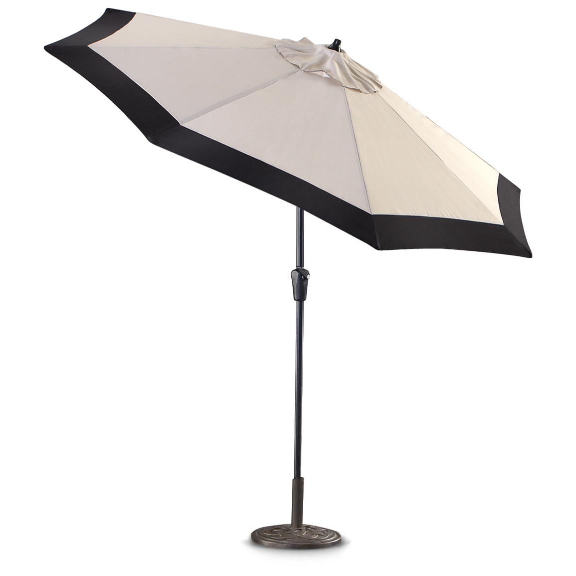 castlecreek 10 two tier market patio umbrella CASTLECREEK, Patio Umbrella, IP-S0908T, 9' Two-Tone Deluxe