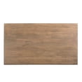 thumbnail image 5 of Taran Designs Lawrence 96" Solid Wood Double Pedestal Dining Table in Brown, 5 of 6