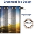 thumbnail image 5 of World Map Blackout Curtains,Rustic Vintage Nautical Fabric Decor, Farmhouse Old Fantastic Sea Theme Grommet Window Drapes for Bedroom Living Room,2 Panels-52"W x 84"L (Pack of 2), 5 of 7