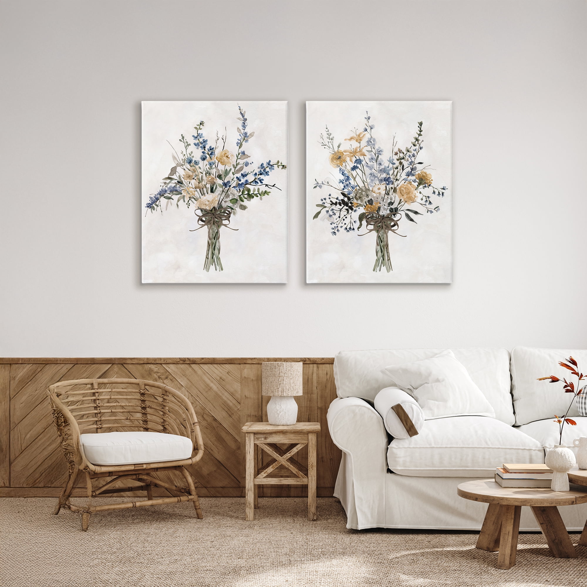 Stupell Industries Bushels of Herbs 2 Piece Canvas Wall Art Set, design by Carol Robinson