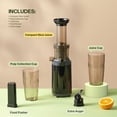 Masticating Juicer Machines, Cold Press juicer Machine Compact Size, Juice Extractor, Nutrient