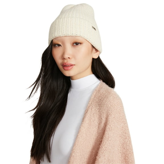 Steve Madden Women's Embellished Beanie - Ivory