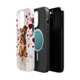thumbnail image 2 of DistinctInk Tough Case for Apple iPhone 14 PRO (6.1" Screen), Compatible with MagSafe Charging - Valentine's Day Norwich Terrier Puppy, 2 of 6