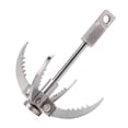 thumbnail image 3 of Survival Grappling Hook,Outdoor Survival Hook Stainless Outdoor Grappling Hook Outdoor Climbing Hook World-Class Design, 3 of 14