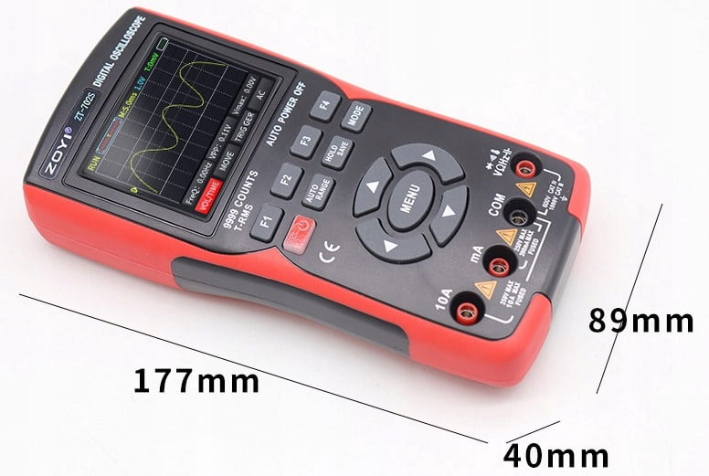 ZT-702S 2-in-1 high-precision 10MZ oscilloscope universal meter