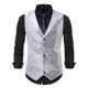 thumbnail image 2 of pstuiky Camiseta sin mangas para hombre, Blusa de negocios sin mangas con botones, cómoda y lisa, a la moda para hombre Camisas para hombres xxl, 2 of 9