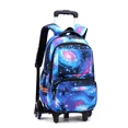 thumbnail image 3 of Sac à Dos Scolaire Roulant Multicolore Grande Capacité Six Roues, 3 of 5