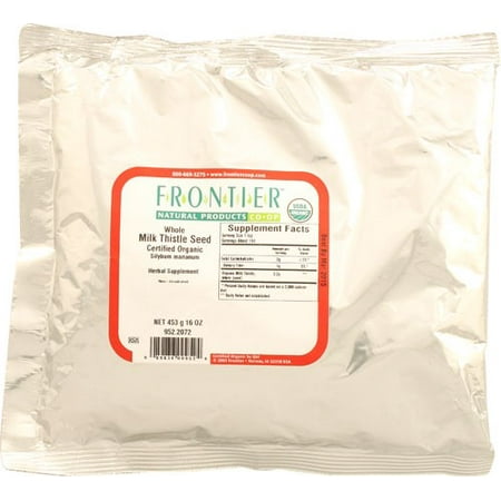 Bulk Herbs Spices - Frontier Herb Milk Thistle - Organic - Whole - Bulk - 1 lb