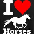 thumbnail image 3 of CafePress - I Heart Horses Women's Dark Pajamas - Women's Short Sleeve Print T-Shirt and Pants Dark Cotton Pajama Set, 3 of 7