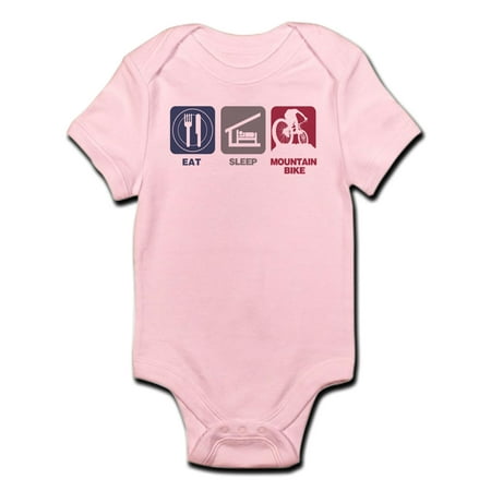 

CafePress - Eat Sleep Mountain Bike Infant Bodysuit - Baby Light Bodysuit