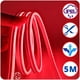 thumbnail image 2 of Tira led neon roja flexible unicolor 5 metros solo rollo impermeable DOSYU  DY-YL08, 2 of 8