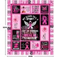 thumbnail image 6 of Breast Cancer Gifts Breast Cancer Blanket Throw Blanket Breast Cancer Gifts for Women Super Soft & Warm Get Well Gift for Women Survivor Gifts Flannel Soft Bed Blanket 50x60 inches, 6 of 6