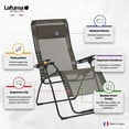 thumbnail image 2 of Lafuma LFM3121-8717 Futura Batyline XL Series Outdoor Relaxation Chair, Graphite, 2 of 6
