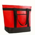thumbnail image 4 of Blue Insulated Reusable Tote Bag for Grocery Shopping for Women/Men, Pizza/Food Delivery Bag to Keep Food Cold/Doordash/Grubub, Cooler Bags for Travel/Beach/Picnic, 4 of 13