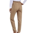 thumbnail image 6 of Nrmvnmi Summer Saving 2024 Women Wide Leg Dress Pants High Waisted Loose Fit Business Casual Work Trousers with Pockets 2024 For Women Gifts, 6 of 9