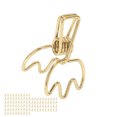 thumbnail image 1 of Paper Clamps Durable Paper Binder Clips 100Pcs Hollow Gift Iron Strong Clamping Force  for Office for Adults ANGGREK Otros, 1 of 8
