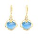 thumbnail image 1 of Ruyi Bloqueo Pendientes Mujer Pendientes Colgante de ópalo Pendientes de moda tendencia, 1 of 8