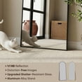 thumbnail image 5 of Cuteday 71"x 30" Full Length Mirror Arched Standing Floor Mirror Full Body Mirror, Black, 5 of 7