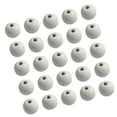 thumbnail image 2 of Miangastore Accessoires de Bijoux 100 Pcs Perles Rondes en Couleur Blanche, 2 of 8