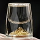 thumbnail image 4 of Vaso de cristal, copa de cristal, copas rusas, vaso bajo, juego de copas para brandy montaña, 4 of 9