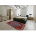 thumbnail image 4 of Ahgly Company Indoor Square Traditional Red Persian Area Rugs, 8' Square, 4 of 6