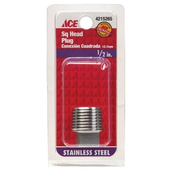 Smith-Cooper S3014SP004CS 0.5 in. Square Head Plug