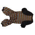 thumbnail image 4 of Pijamas para Perros a Rayas 4 Patas Onesie Camisa para Perros Material Suave y Cómodo Disfraces para Perros Ropa Elástica para Perros Ropa de Uso Diario Ropa para Dormir para ANGGREK  Otros, 4 of 8