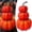 C, variant on 3 Tier Stacked Artificial Pumpkin Decor, 9.45 Inch Foam Fake Stack Pumpkins with Realistic Stem, Fall Harvest Tiered Pumpkin Ornament for Thanksgiving Halloween Farmhouse Tabletop Home Decor
