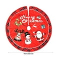 thumbnail image 3 of Nkmbld Christmas Tree Skirt, Christmas Decorations Holiday Seasonal Tree Mat for Xmas Holiday Party Ornaments Decorations Supplies, 3 of 8