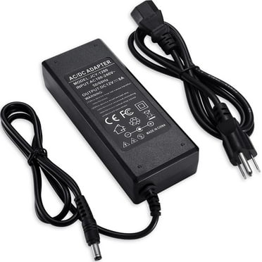 TOBWOLF 3 Prong DC 12V 8A Power Supply Adapter, 96W AC 100V-240V to DC 12V 8A Transformer, 12V 8A Switching Adapter AC
