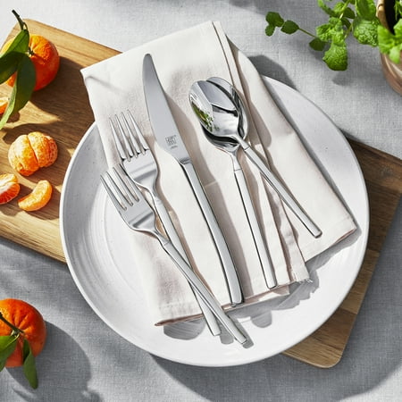 ZWILLING - Henckels Opus 45-pc 18/10 Stainless Steel Flatware Set - Stainless Steel