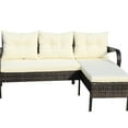 thumbnail image 7 of 2 Outdoor Patio With More Vivid Beige Cushions Furniture : Sectional Sparkling, 7 of 7