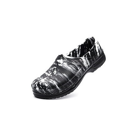 

Avamo Men s Women s Lined Clogs Waterproof Winter House EVA Slippers Warm Fuzzy Anti-Slip Garden Shoes Indoor Outdoor Mules
