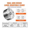 thumbnail image 4 of Torno VEVOR, 5 pulgadas, autocentrado, rango de sujeción de 2,5 a 125 mm, 4 of 9