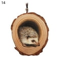 thumbnail image 1 of Pendentif Suspendu Exquis Motif Animal en Bois pour Festival, 1 of 10