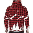 thumbnail image 5 of Bingfone Christmas Tree Buffalo Plaid Men'S Drawstring Hoodie Long Sleeve Pocket Sweatshirts-Xx-Large, 5 of 9