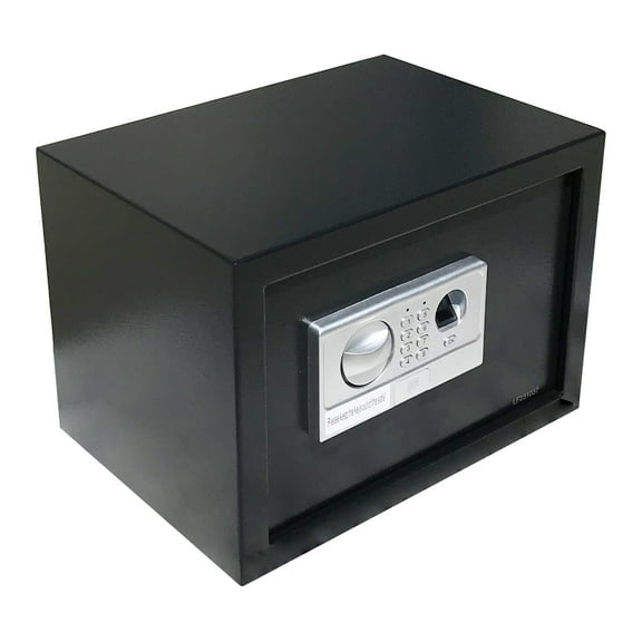 AbleHome Biometric Fingerprint Electronic Digital Safe Box for Cash Jewelry Gun and More