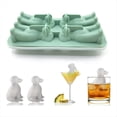 thumbnail image 2 of Molde para Cubitos Hielo, Bandejas para Cubitos Hielo Labrador, para Cubitos Hielo para Perros Grandes 4 Orificios, Decoración Formas Divertidas para Whisky, Cóctel y, 2 of 5