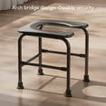 thumbnail image 4 of Portable Commode Chair, MultiFunctional Design, Stable & , Support While Bathing, Ergonomic, LongLasting, with Commode Pail, for Elderly, Pregnant Women, 4 of 7
