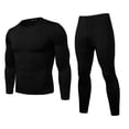 thumbnail image 2 of Men Winter Warm Thermal Underwear Set Pullover Long Pant Pajamas Set, 2 of 9