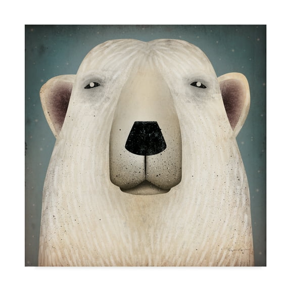 Trademark Fine Art 'Polar Bear Wow' Canvas Art by Ryan Fowler